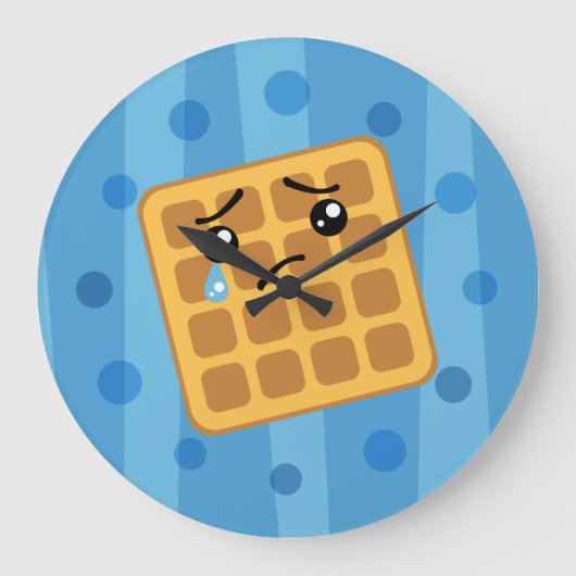 Sad Waffle Grote Klok (Voorkant)