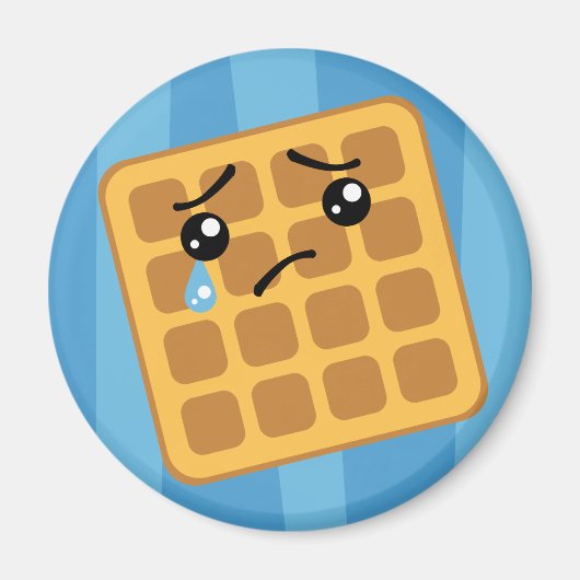Sad Waffle Magneet (Voorkant)