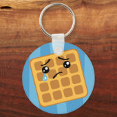 Sad Waffle Sleutelhanger (Voorkant)