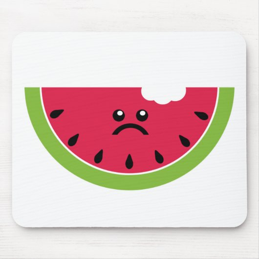 Sad Watermelon Mousepad Muismat (Voorkant)