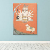 Sadashiva, Rajasthan Canvas Afdruk (Insitu (Houten vloer))