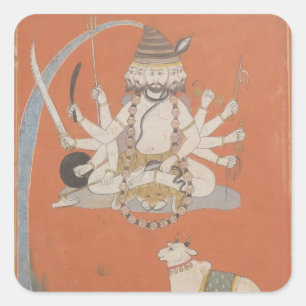 Sadashiva, Rajasthan Vierkante Sticker