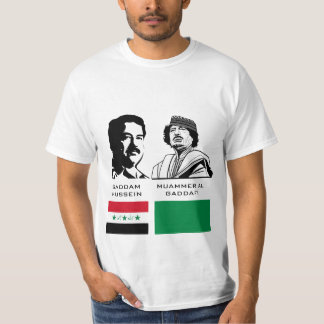 Saddam en Gaddafi T-shirt