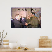 Saddam en Rummy Make a Deal Poster (Keuken)