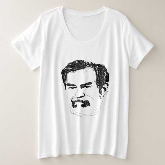 Saddam Hussein Grote Maat T-shirt (Design voorkant)