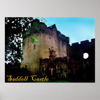saddell castle poster