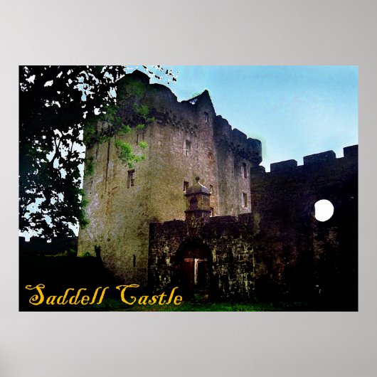 saddell castle poster (Voorkant)
