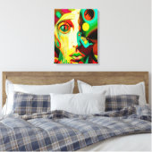 Saddheid Canvas Afdruk (Insitu (Slaapkamer))