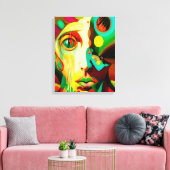 Saddheid Canvas Afdruk (Insitu (Woonkamer))