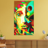 Saddheid Canvas Afdruk (Insitu (Woonkamer))