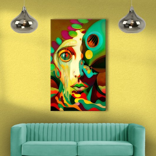 Saddheid Canvas Afdruk