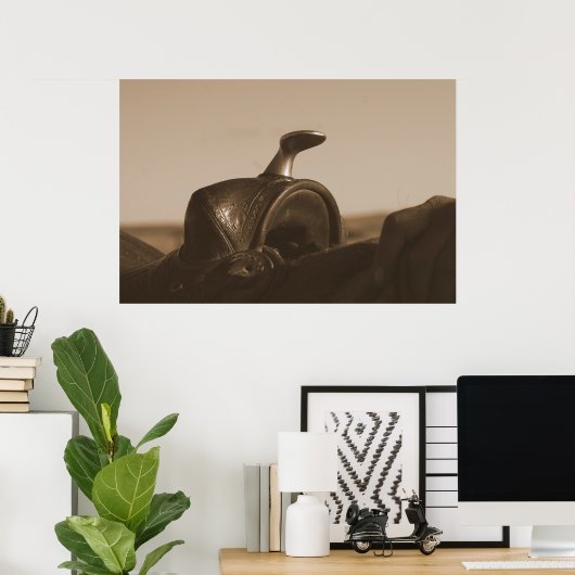 Saddle Horn Poster (Thuiskantoor)