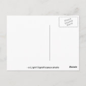 Saddle Rock Sunset Briefkaart (Achterkant)