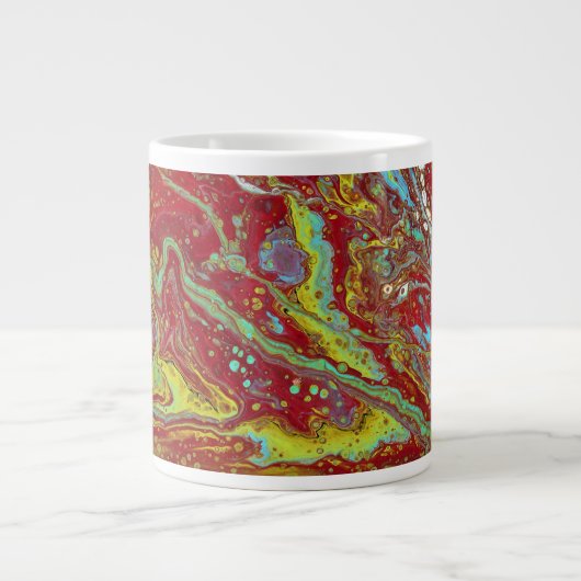Saddle Up 3 gratis vorm psychedelische Drink Cup Grote Koffiekop (Voorkant)
