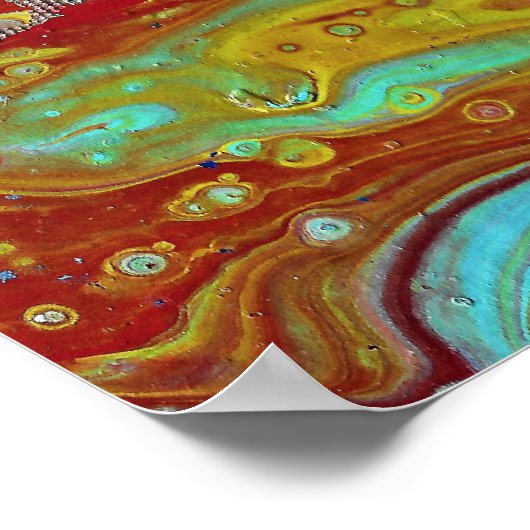 Saddle Up 3 gratis vorm psychedelische Poster Prin (Hoek)