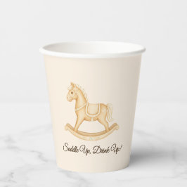 "Saddle Up" Boho Western Baby shower Papieren Bekers