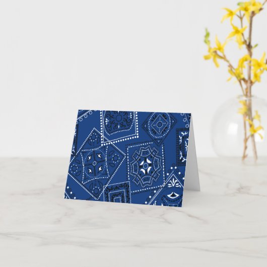 Saddle Up Cowboys Note Kaart Collectie (Gele Bloem)