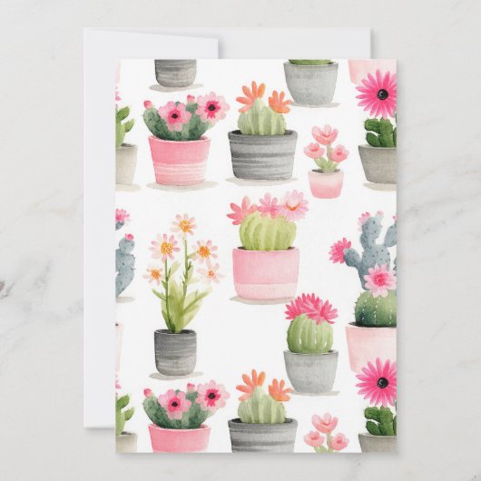 Saddle Up Cowgirl Eerste Rodeo Westerne Verjaardag Kaart (Achterkant)