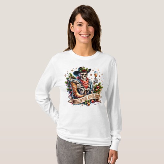 Saddle Up For A Rowdy 2025 T-shirt (Voorkant volledig)