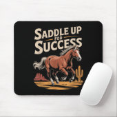 Saddle Up For Success Western Motivation  Muismat (Met muis)