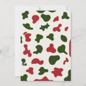 Saddle up holiday hoedown party kaart (Achterkant)