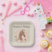 Saddle Up Horse Party Papieren Bordje (Feest)