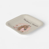 Saddle Up Horse Party Papieren Bordje (Gebogen)