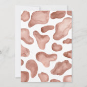 Saddle Up Rustic Western Neutral Sip And See Kaart (Achterkant)