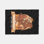 Saddle Up voor leuke cowboy Western rijden Humor Fleece Deken (Voorkant (Horizontaal))