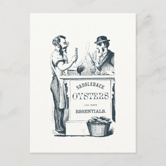 Saddleback Oysters Briefkaart (Voorkant)