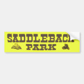 Saddleback Park  motorfiets Bumpersticker (Voorkant)