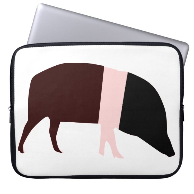 Saddleback Pig-laptoptas Laptop Sleeve (Voorkant)