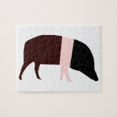 Saddleback Pig Puzzle Legpuzzel (Horizontaal)