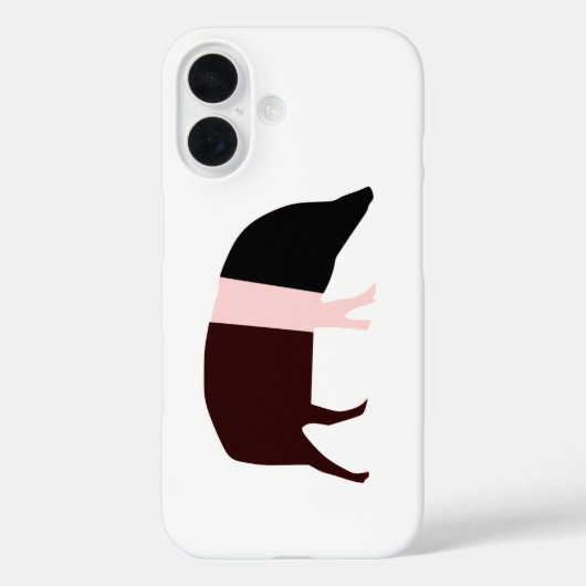 Saddleback-varken Case-Mate iPhone Case (Achterkant)