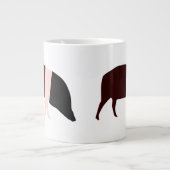 Saddleback Varkensmok Grote Koffiekop (Voorkant)