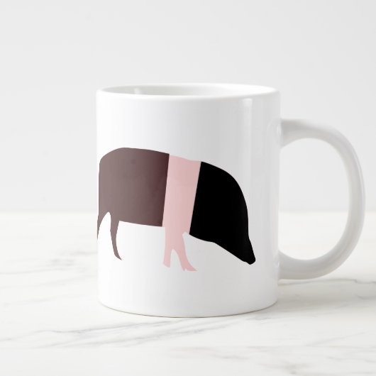 Saddleback Varkensmok Grote Koffiekop (Rechts)