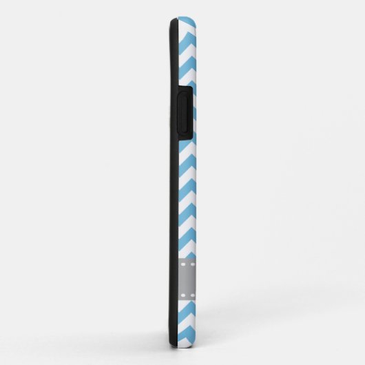  Saddlebred Blue Chevron iPhone 5 Hoesje (Achterkant/rechts)