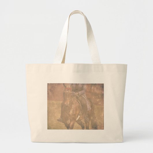 Saddlebred Dreams Grote Tote Bag (Voorkant)