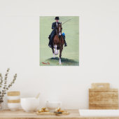 Saddlebred Elegance in Action Horse Portret Poster (Keuken)