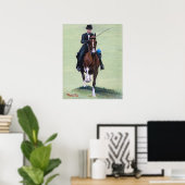 Saddlebred Elegance in Action Horse Portret Poster (Thuiskantoor)