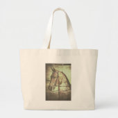 Saddlebred Horse Grote Tote Bag (Voorkant)