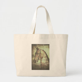 Saddlebred Horse Grote Tote Bag