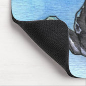 Saddlebred Horse Mousepad-Shades of Blue Muismat (Hoek)