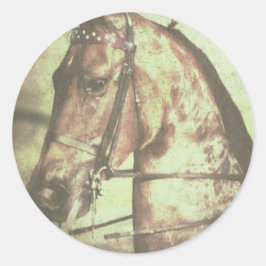 Saddlebred Horse Ronde Sticker