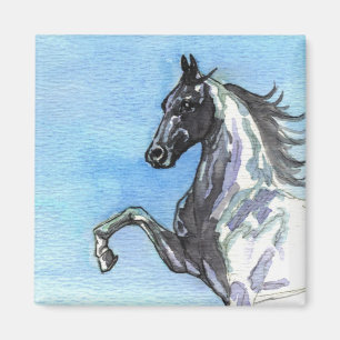 Saddlebred Paard Art Magnet