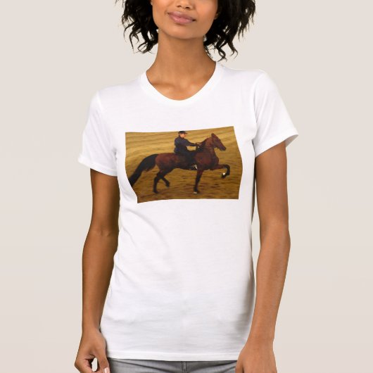 Saddlebred paard t-shirt (Voorkant)