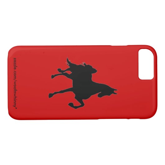 Saddlebred Silhouette Case-Mate iPhone Case (Achterkant (Horizontaal))