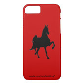 Saddlebred Silhouette Case-Mate iPhone Case (Achterkant)