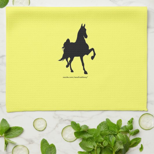 Saddlebred Silhouette Theedoek (Gevouwen)