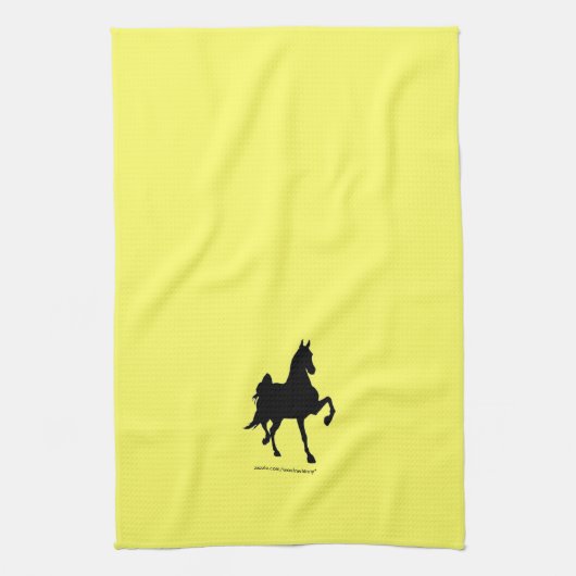 Saddlebred Silhouette Theedoek (Verticaal)